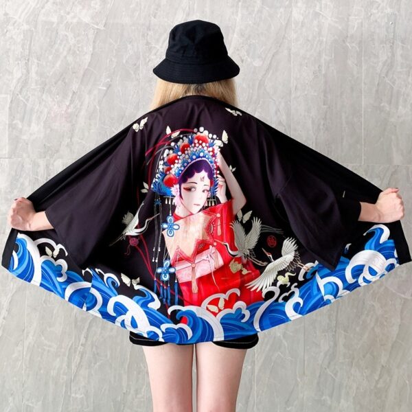 Damen Kimono Jacke japanische Geisha