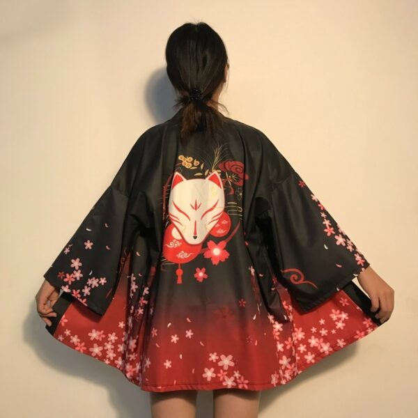 Kitsune Damen Kimono