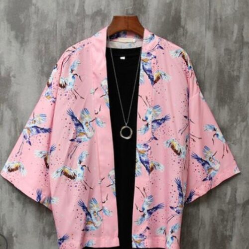 Rosa Kimono Männer