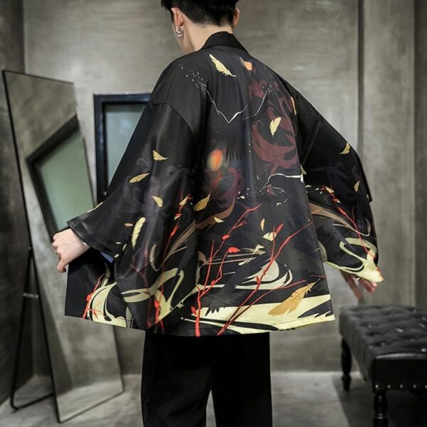 Haori Herren Kimono Jacke Blatt