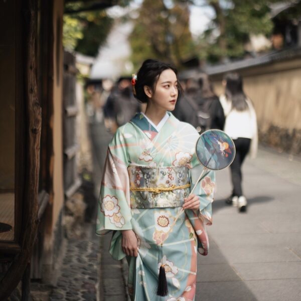 Traditionelle japanische Kimono-Geisha