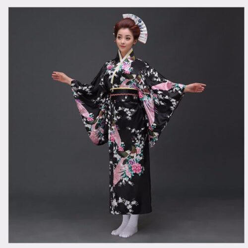 Japanisches Kimono-Kleid