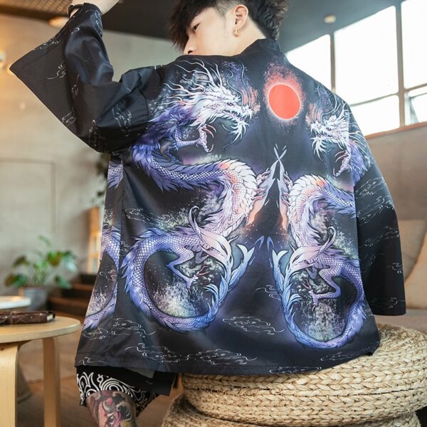 Kimono Jacke Twin Dragons